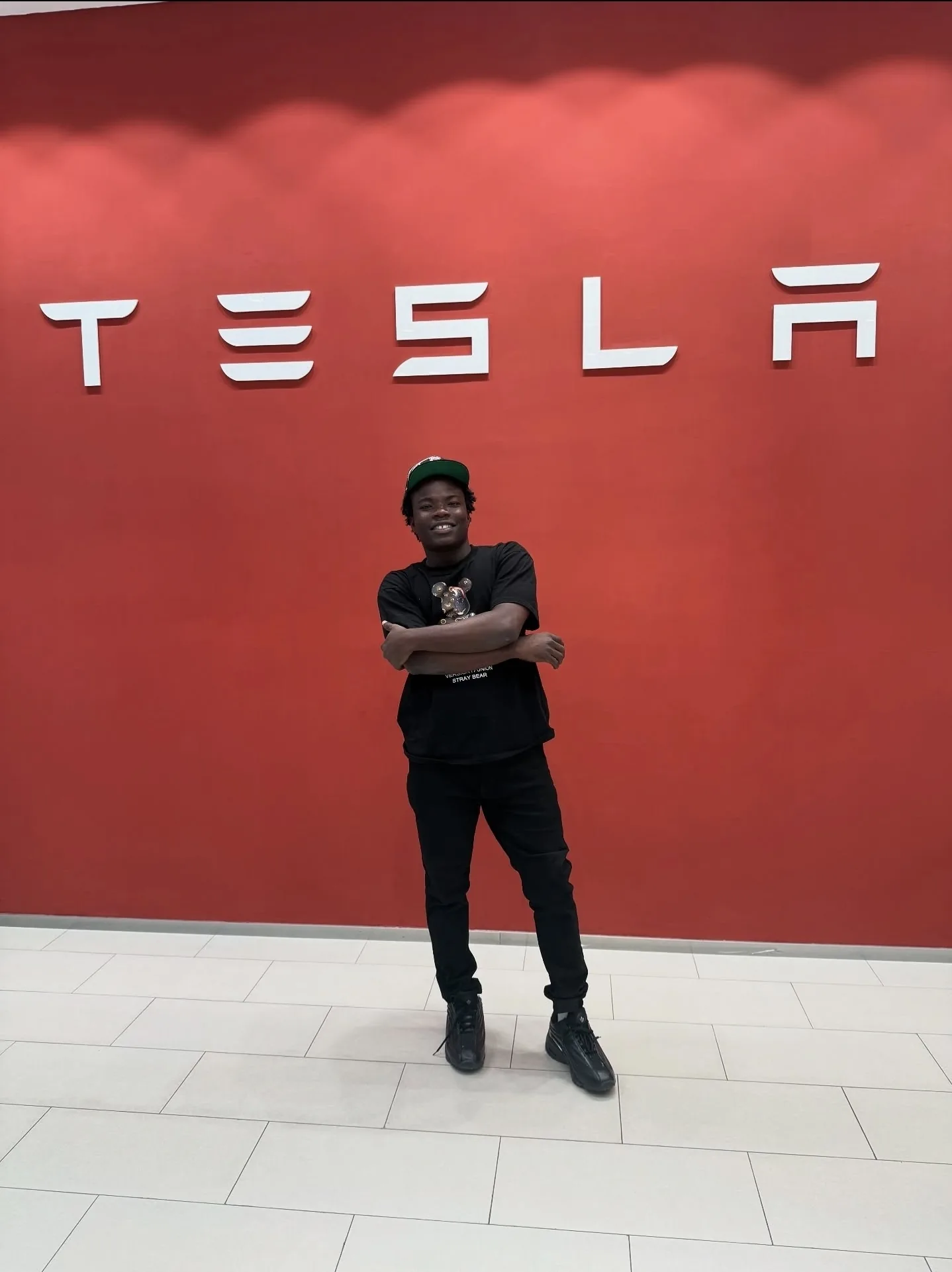 Mohammed Lexus Tesla showroom China automotive industry visit