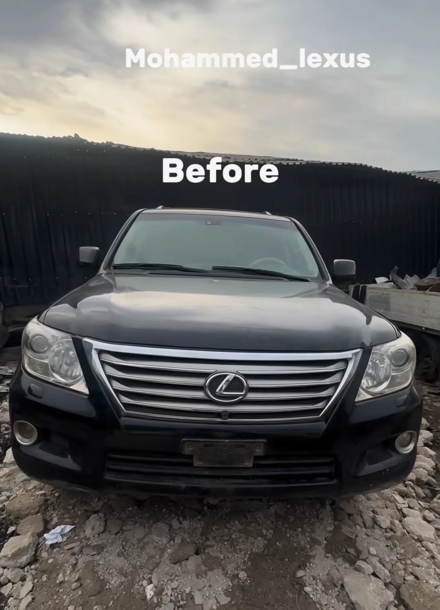 Lexus LX570 2008 spec original front before facelift conversion Lagos